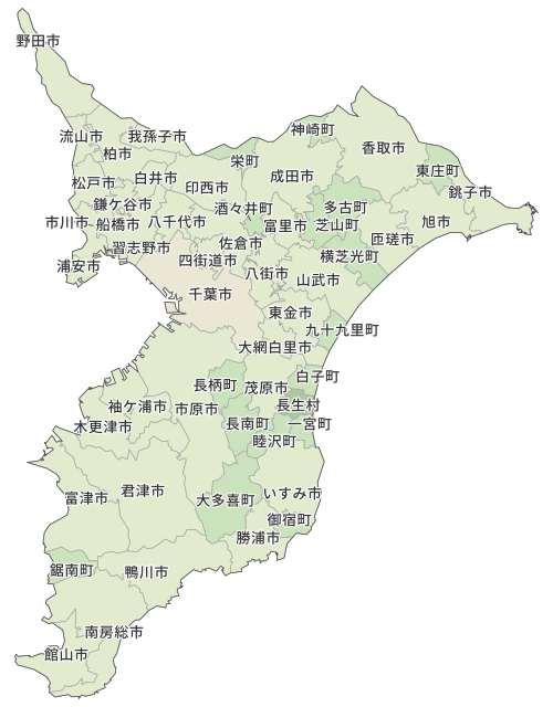 千葉県地図