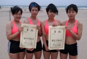 ビーチバレーで国体出場決定！柏市立柏高校 女子バレー部
