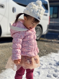 初雪、初体験。
