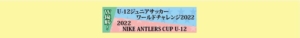 W優勝! ジュニアサッカーワールドチャレンジ・NIKE ANTLERS CUP