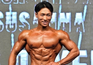 2022年ボディビル世界大会第４位　川中健介さん　　　　　　　　－印西市