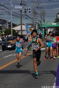 第75回東葛駅伝 第2中継所