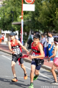 第75回東葛駅伝 第1中継所