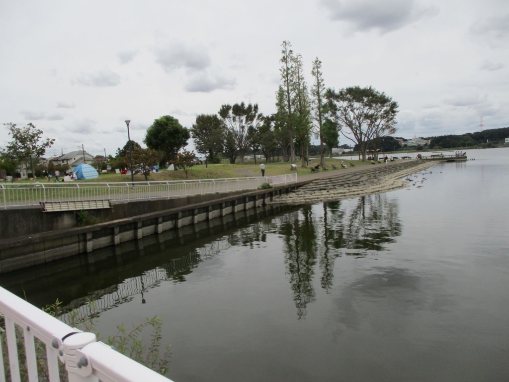 手賀沼公園周辺を歩く