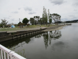 手賀沼公園周辺を歩く