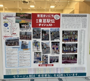 第75回東葛駅伝ダイジェスト－モラージュ柏で展示中！