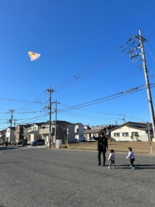 初めてのたこあげ