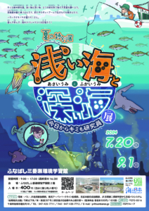 ふなばし三番瀬環境学習館(2階)で夏の特別展