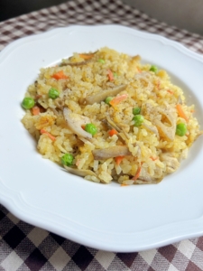 炊飯器で作る絶品‼ 根菜カレーピラフ　