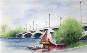 パレット柏で開催「水辺の風景」「日本の名城」展　4月27日～30日（入場無料）