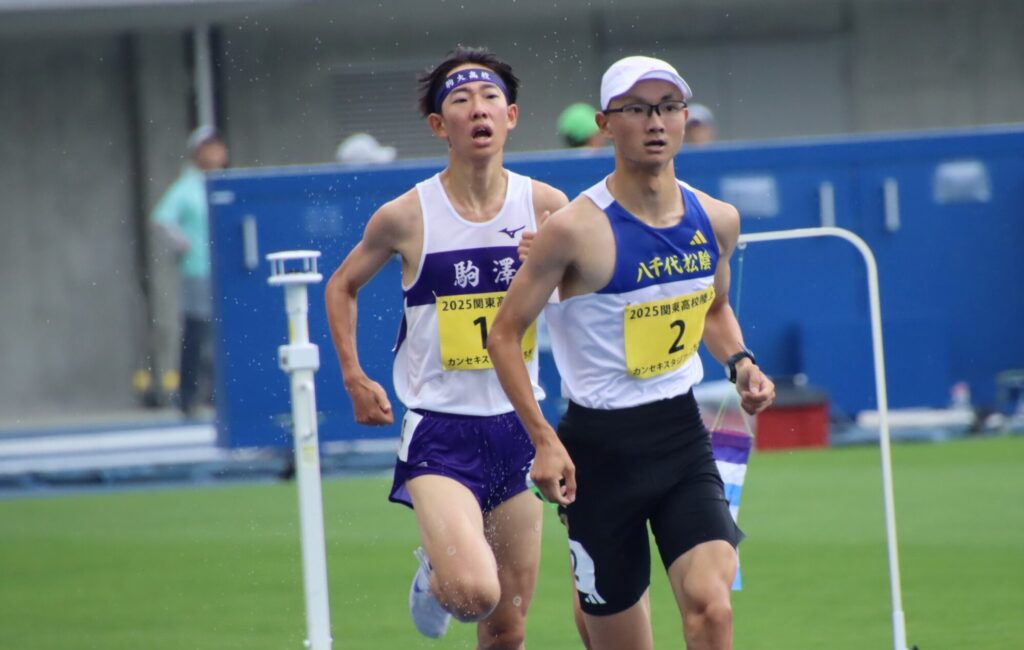 関東高等学校陸上競技大会南関東・北関東地区予選 男子5000m 4位  上杉敦史さん（八千代松陰高校3年）インタビュー