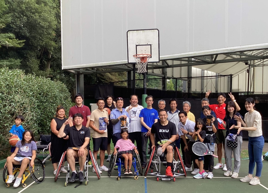車いすバスケットボール日本代表　藤本怜央選手スポーツ交流会開催　