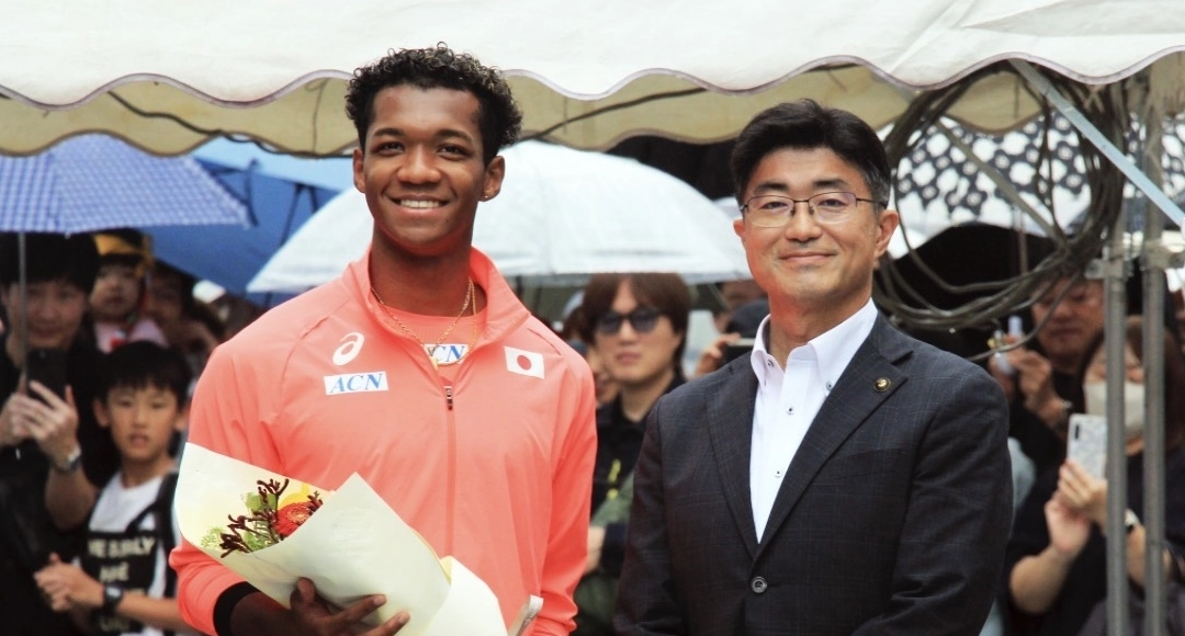 村竹ラシッド選手が地元でトークショー 「松戸ファンフェスタin松戸まつり」