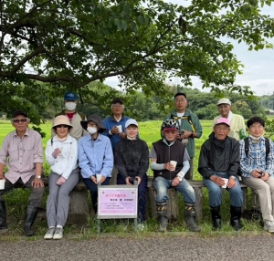 市民の手で守られる桜並木
